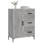 Sonoma gray engineered wood sideboard 69.5x34x90 cm by vidaXL, Sideboards - Ref: Foro24-827922, Price: 102,14 €, Discount: %