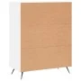 White engineered wood sideboard 69.5x34x90 cm by vidaXL, Sideboards - Ref: Foro24-827884, Price: 80,50 €, Discount: %