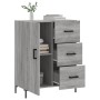 Sonoma gray engineered wood sideboard 69.5x34x90 cm by vidaXL, Sideboards - Ref: Foro24-827922, Price: 102,14 €, Discount: %