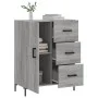 Sonoma gray engineered wood sideboard 69.5x34x90 cm by vidaXL, Sideboards - Ref: Foro24-827922, Price: 100,88 €, Discount: %
