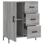 Sonoma gray engineered wood sideboard 69.5x34x90 cm by vidaXL, Sideboards - Ref: Foro24-827922, Price: 102,14 €, Discount: %