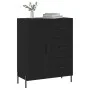Black engineered wood sideboard 69.5x34x90 cm by vidaXL, Sideboards - Ref: Foro24-827925, Price: 107,24 €, Discount: %