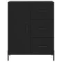 Black engineered wood sideboard 69.5x34x90 cm by vidaXL, Sideboards - Ref: Foro24-827925, Price: 107,24 €, Discount: %