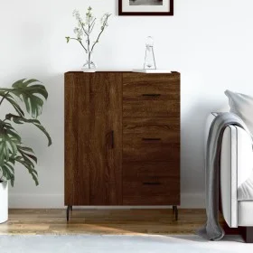 Sideboard aus eichenbraunem Holzwerkstoff, 69,5 x 34 x 90 cm von vidaXL, Sideboards - Ref: Foro24-827939, Preis: 97,51 €, Rab...