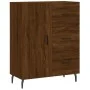 Oak brown engineered wood sideboard 69.5x34x90 cm by vidaXL, Sideboards - Ref: Foro24-827939, Price: 97,51 €, Discount: %