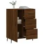Oak brown engineered wood sideboard 69.5x34x90 cm by vidaXL, Sideboards - Ref: Foro24-827939, Price: 97,51 €, Discount: %