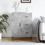 Concrete gray engineered wood sideboard 69.5x34x90 cm by vidaXL, Sideboards - Ref: Foro24-827936, Price: 100,89 €, Discount: %
