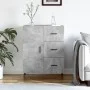 Concrete gray engineered wood sideboard 69.5x34x90 cm by vidaXL, Sideboards - Ref: Foro24-827936, Price: 99,87 €, Discount: %