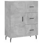 Concrete gray engineered wood sideboard 69.5x34x90 cm by vidaXL, Sideboards - Ref: Foro24-827936, Price: 99,87 €, Discount: %