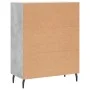 Concrete gray engineered wood sideboard 69.5x34x90 cm by vidaXL, Sideboards - Ref: Foro24-827936, Price: 99,87 €, Discount: %