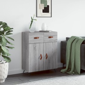 Engineered wood sideboard in Sonoma grey, 69.5x34x90 cm by vidaXL, Sideboards - Ref: Foro24-827954, Price: 86,64 €, Discount: %