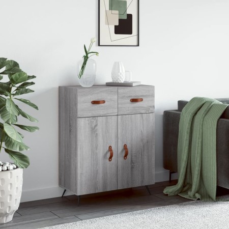 Engineered wood sideboard in Sonoma grey, 69.5x34x90 cm by vidaXL, Sideboards - Ref: Foro24-827954, Price: 86,64 €, Discount: %
