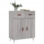 Engineered wood sideboard in Sonoma grey, 69.5x34x90 cm by vidaXL, Sideboards - Ref: Foro24-827954, Price: 85,60 €, Discount: %