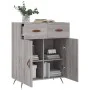 Engineered wood sideboard in Sonoma grey, 69.5x34x90 cm by vidaXL, Sideboards - Ref: Foro24-827954, Price: 85,60 €, Discount: %
