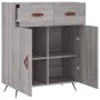 Engineered wood sideboard in Sonoma grey, 69.5x34x90 cm by vidaXL, Sideboards - Ref: Foro24-827954, Price: 85,60 €, Discount: %