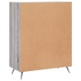 Engineered wood sideboard in Sonoma grey, 69.5x34x90 cm by vidaXL, Sideboards - Ref: Foro24-827954, Price: 86,64 €, Discount: %
