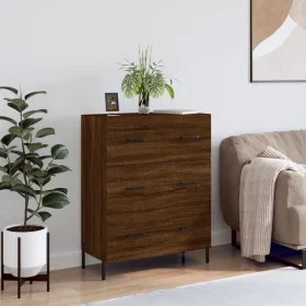 Oak brown engineered wood sideboard 69.5x34x90 cm by vidaXL, Sideboards - Ref: Foro24-827867, Price: 109,19 €, Discount: %