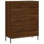 Sideboard aus eichenbraunem Holzwerkstoff, 69,5 x 34 x 90 cm von vidaXL, Sideboards - Ref: Foro24-827867, Preis: 109,19 €, Ra...