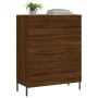 Sideboard aus eichenbraunem Holzwerkstoff, 69,5 x 34 x 90 cm von vidaXL, Sideboards - Ref: Foro24-827867, Preis: 109,19 €, Ra...