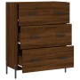 Aparador de madera de ingeniería marrón roble 69,5x34x90 cm de vidaXL, Aparadores - Ref: Foro24-827867, Precio: 111,03 €, Des...