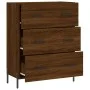 Sideboard aus eichenbraunem Holzwerkstoff, 69,5 x 34 x 90 cm von vidaXL, Sideboards - Ref: Foro24-827867, Preis: 109,19 €, Ra...