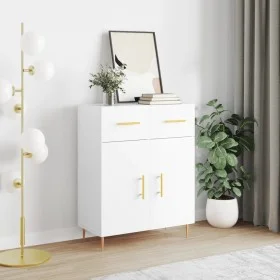 White engineered wood sideboard 69.5x34x90 cm by vidaXL, Sideboards - Ref: Foro24-827964, Price: 99,83 €, Discount: %
