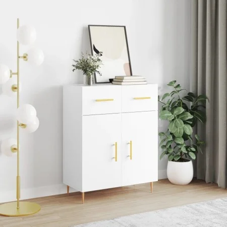 Weißes Sideboard aus Holzwerkstoff, 69,5 x 34 x 90 cm von vidaXL, Sideboards - Ref: Foro24-827964, Preis: 99,83 €, Rabatt: %