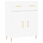 Weißes Sideboard aus Holzwerkstoff, 69,5 x 34 x 90 cm von vidaXL, Sideboards - Ref: Foro24-827964, Preis: 105,60 €, Rabatt: %