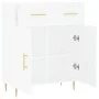 Weißes Sideboard aus Holzwerkstoff, 69,5 x 34 x 90 cm von vidaXL, Sideboards - Ref: Foro24-827964, Preis: 99,83 €, Rabatt: %