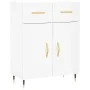 Hochglanzweißes Sperrholz-Sideboard 69,5 x 34 x 90 cm von vidaXL, Sideboards - Ref: Foro24-827958, Preis: 90,80 €, Rabatt: %