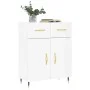 Hochglanzweißes Sperrholz-Sideboard 69,5 x 34 x 90 cm von vidaXL, Sideboards - Ref: Foro24-827958, Preis: 90,80 €, Rabatt: %