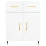 Hochglanzweißes Sperrholz-Sideboard 69,5 x 34 x 90 cm von vidaXL, Sideboards - Ref: Foro24-827958, Preis: 90,80 €, Rabatt: %