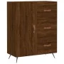Engineered wood brown oak sideboard 69.5x34x90 cm by vidaXL, Sideboards - Ref: Foro24-827891, Price: 68,67 €, Discount: %