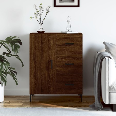 Engineered wood brown oak sideboard 69.5x34x90 cm by vidaXL, Sideboards - Ref: Foro24-827923, Price: 99,18 €, Discount: %
