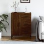 Engineered wood brown oak sideboard 69.5x34x90 cm by vidaXL, Sideboards - Ref: Foro24-827923, Price: 99,18 €, Discount: %