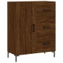 Engineered wood brown oak sideboard 69.5x34x90 cm by vidaXL, Sideboards - Ref: Foro24-827923, Price: 99,18 €, Discount: %