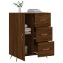 Engineered wood brown oak sideboard 69.5x34x90 cm by vidaXL, Sideboards - Ref: Foro24-827891, Price: 69,12 €, Discount: %