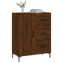 Aparador de madera de ingeniería marrón roble 69,5x34x90 cm de vidaXL, Aparadores - Ref: Foro24-827923, Precio: 99,18 €