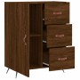 Aparador de madera de ingeniería marrón roble 69,5x34x90 cm de vidaXL, Aparadores - Ref: Foro24-827891, Precio: 69,12 €, Desc...