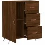 Engineered wood brown oak sideboard 69.5x34x90 cm by vidaXL, Sideboards - Ref: Foro24-827891, Price: 68,67 €, Discount: %