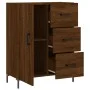 Sideboard aus brauner Eiche 69,5x34x90 cm von vidaXL, Sideboards - Ref: Foro24-827923, Preis: 99,27 €, Rabatt: %