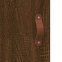 Engineered wood brown oak sideboard 69.5x34x90 cm by vidaXL, Sideboards - Ref: Foro24-827891, Price: 69,12 €, Discount: %