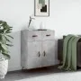 Concrete gray engineered wood sideboard 69.5x34x90 cm by vidaXL, Sideboards - Ref: Foro24-827952, Price: 82,98 €, Discount: %