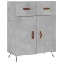 Concrete gray engineered wood sideboard 69.5x34x90 cm by vidaXL, Sideboards - Ref: Foro24-827952, Price: 82,98 €, Discount: %