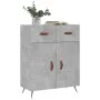 Concrete gray engineered wood sideboard 69.5x34x90 cm by vidaXL, Sideboards - Ref: Foro24-827952, Price: 82,98 €, Discount: %