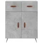 Concrete gray engineered wood sideboard 69.5x34x90 cm by vidaXL, Sideboards - Ref: Foro24-827952, Price: 82,98 €, Discount: %