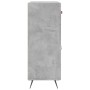 Concrete gray engineered wood sideboard 69.5x34x90 cm by vidaXL, Sideboards - Ref: Foro24-827952, Price: 83,91 €, Discount: %
