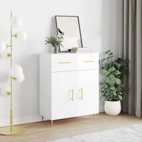 Hochglanzweißes Sperrholz-Sideboard 69,5 x 34 x 90 cm von vidaXL, Sideboards - Ref: Foro24-827966, Preis: 90,28 €, Rabatt: %
