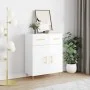 Glossy white plywood sideboard 69.5x34x90 cm by vidaXL, Sideboards - Ref: Foro24-827966, Price: 90,27 €, Discount: %