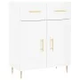 Glossy white plywood sideboard 69.5x34x90 cm by vidaXL, Sideboards - Ref: Foro24-827966, Price: 90,27 €, Discount: %